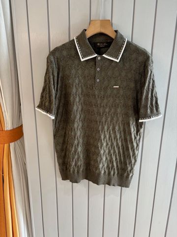 ÁO POLO NAM LP DỆT KIM JACQUARD QUẢ TRÁM CỔ PHỐI VIỀN TINH TẾ