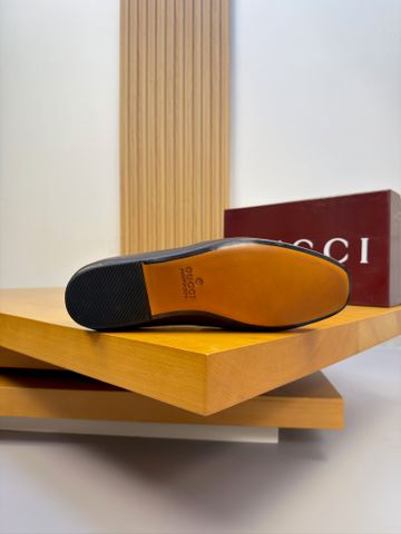 GIÀY LƯỜI NAM G C HORSEBIT LOAFER DA BÊ NAPPA, PHOM APRON TOE LỊCH LÃM