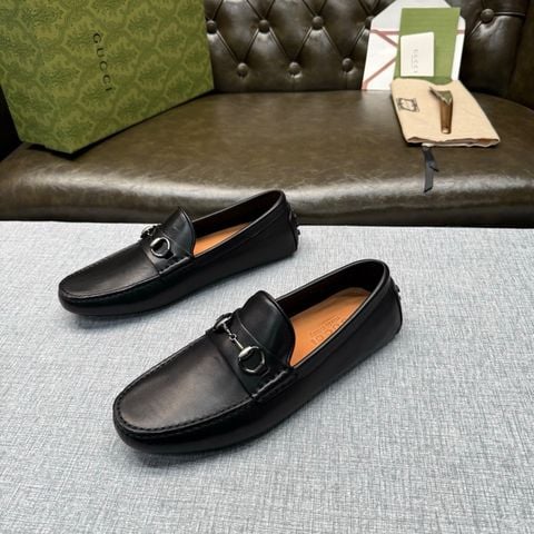 GIÀY MOCCASSIN NAM GC DA BÊ MỀM PHOM DRIVER KHÓA HORSEBIT KIM LOẠI