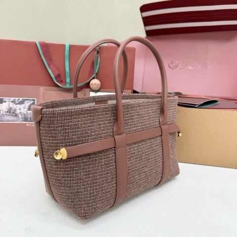 TÚI SHOPPER NỮ LP GHIERA CASHMERE DỆT HỌA TIẾT HOUNDSTOOTH