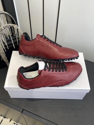 GIÀY THỂ THAO UNISEX MMG  VINTAGE RUNNER – DA BÒ ĐỎ  RƯỢU