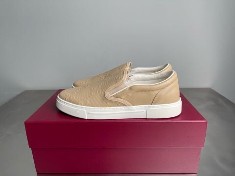 GIÀY SLIP ON NAM GC GG EMBOSSED DA BÒ DẬP NỔI HỌA TIẾT