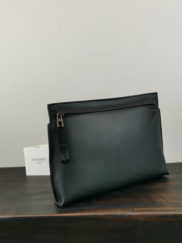 CLUTCH NAM NỮ LOE* T POUCH DA BÒ VÂN CAO CẤP FORM MỎNG TAY CẦM SANG TRỌNG