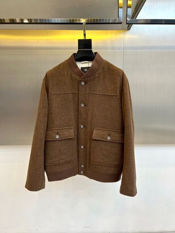 ÁO KHOÁC NAM LP PHOM CỔ TRỤ QUIET LUXURY – LÓT CARO TINH TẾ