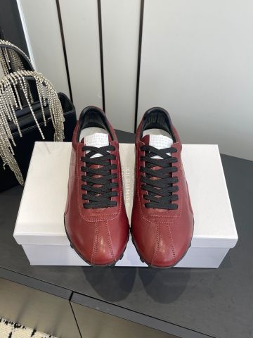 GIÀY THỂ THAO UNISEX MMG  VINTAGE RUNNER – DA BÒ ĐỎ  RƯỢU