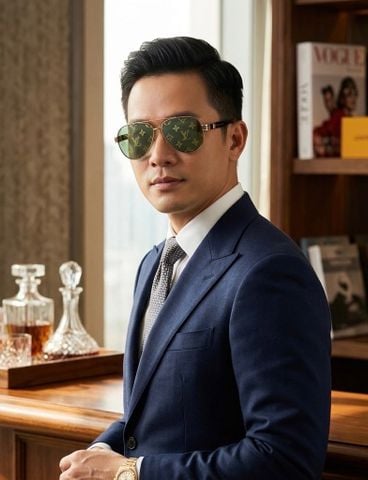 KÍNH RÂM NAM NỮ L V DÁNG AVIATOR TRÒNG MONOGRAM