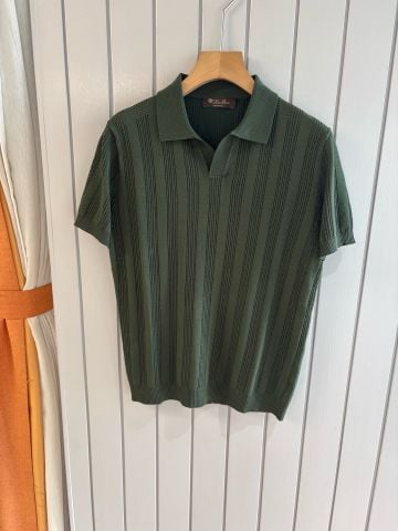 ÁO POLO NAM LP DỆT KIM LEN TƠ SIÊU MỊN CỔ MỞ HỌA TIẾT SỌC NỔI