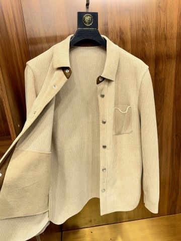 ÁO SƠ MI NAM BR* DỆT LEN 21% WOOL KIỂU ÁO KHOÁC