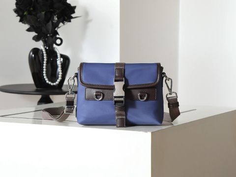 TÚI ĐEO CHÉO NAM NỮ PRD RE-NYLON PHỐI DA BÒ PHOM ĐIỆN THOẠI NHỎ