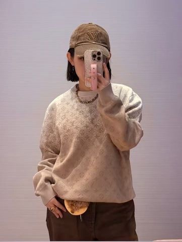 ÁO LEN NAM NỮ L V MONOGRAM DỆT JACQUARD TOÀN THÂN