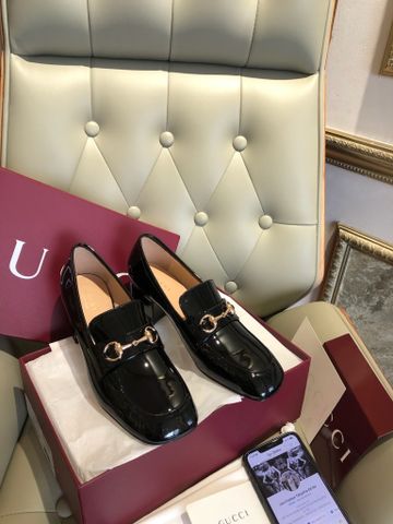 GIÀY NỮ GUCC* HORSEBIT CHUNKY HEEL 5.5 CM – DA BÓNG & DA LỲ