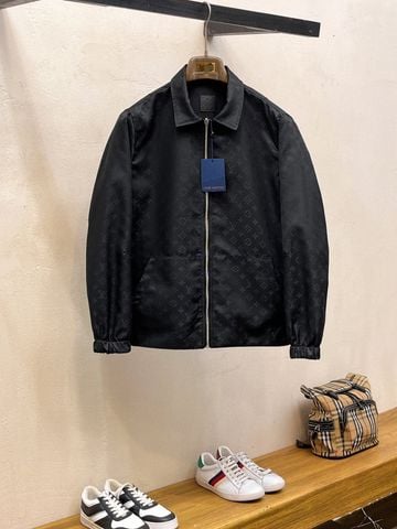 ÁO KHOÁC NAM L V 2 MẶT MONOGRAM & CỔ DAMIER PHONG CÁCH HIỆN ĐẠI