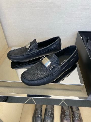 GIÀY DRIVER NAM D G PHOM MOCCASIN DA BÊ LỲ – HARDWARE KIM LOẠI SẮC NÉT