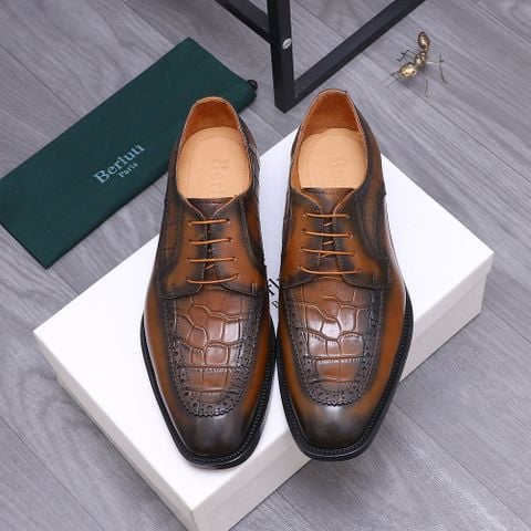 GIÀY TÂY NAM BERLUTTI * PATINA THỦ CÔNG DÁNG OXFORD THANH LỊCH