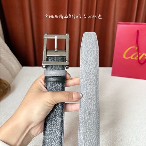 THẮT LƯNG NAM CRT KHÓA CÀI KIM BẢN 3.5CM DA HAI MẶT PHOM ĐEO SANG TRỌNG