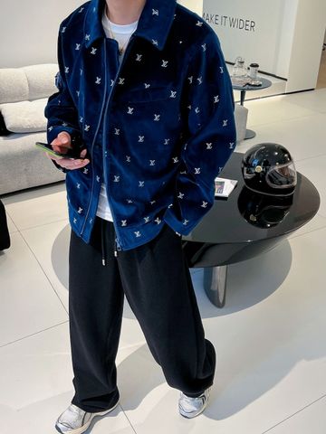 ÁO KHOÁC NAM L*V * NHUNG MỊN LÓT LỤA HOA CAO CẤP