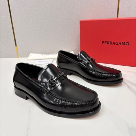 GIÀY NAM LOAFER FRG* KHÓA GANCINI DA BÓNG PHOM CỔ ĐIỂN LỊCH LÃM