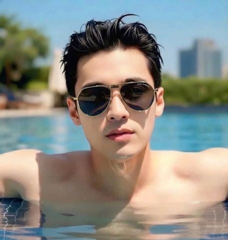KÍNH MẮT NAM NỮ DG AVIATOR DOUBLE BRIDGE GỌNG KIM LOẠI VÀNG TRÒNG KHÓI