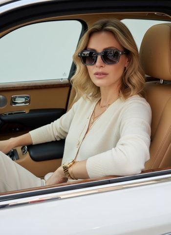 KÍNH MÁT NAM NỮ JD PROJECT PHOM VUÔNG OVERSIZE GỌNG ACETATE DÀY DẶN ĐIỂM ỐC KIM LOẠI SANG TRỌNG