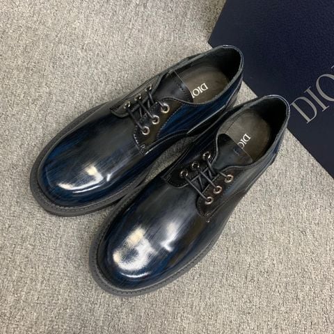 GIÀY TÂY NAM DR* DERBY ĐÁ BÓNG LOANG XANH ĐẬM