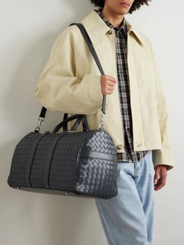 TÚI DU LỊCH NAM NỮ B V INTRECCIATO CABIN DUFFLE DA BÊ ĐAN