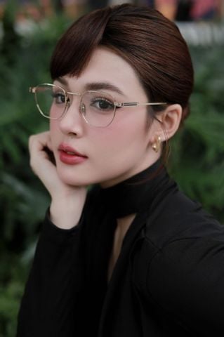 KÍNH GỌNG NAM NỮ GC DÁNG VUÔNG VIỀN MẢNH THANH LỊCH – TÔN GƯƠNG MẶT, DỄ PHỐI ĐỒ