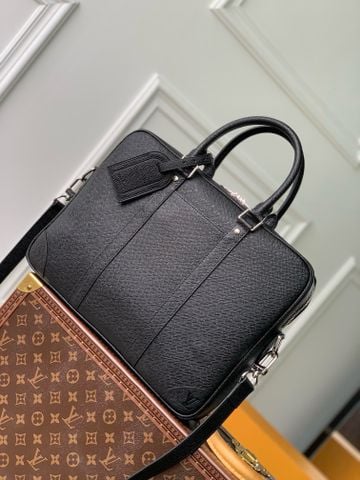 TÚI CẶP BRIEFCASE NAM LV* PORTE-DOCUMENTS VOYAGE PM DA BÒ