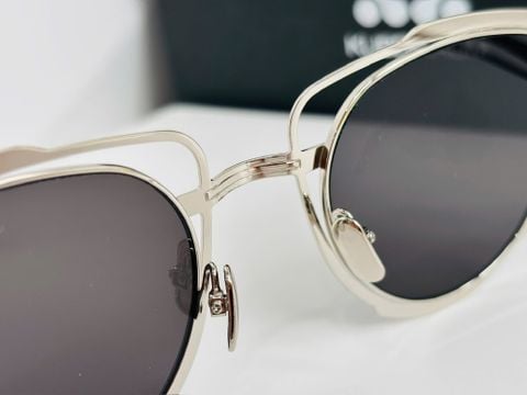 KÍNH MẮT NAM NỮ KB MASKE GỌNG KIM LOẠI GOLD SCULPTURAL FRAME TRÒNG KHÓI HÀNG ĐỘC