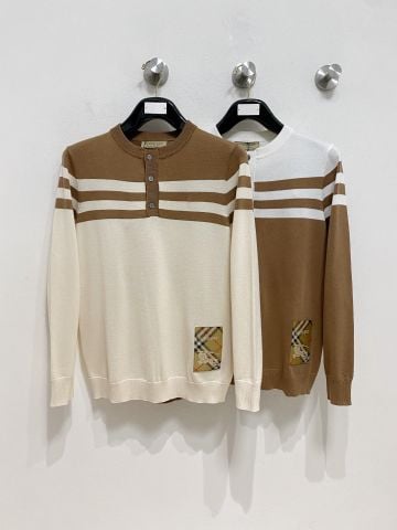 ÁO LEN NAM BBR PHỐI SỌC & ĐIỂM NHẤN SIGNATURE – FORM TRẺ TRUNG,