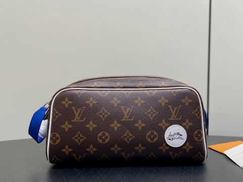 TÚI ĐỰNG ĐỒ CÁ NHÂN NAM L V GOLF DOPP KIT MONOGRAM PHOM HỘP THỂ THAO