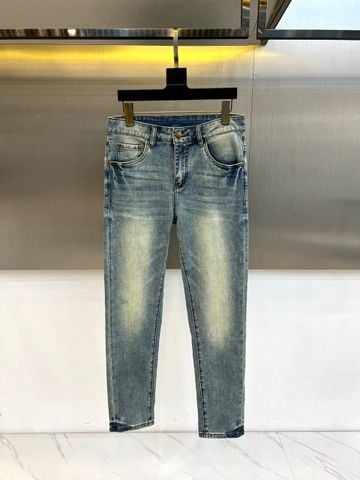 QUẦN JEANS NAM D O WASHED DENIM – PHOM ỐNG ĐỨNG, CẠP LƯNG HỌA TIẾT & TÚI SAU NHẬN DIỆN