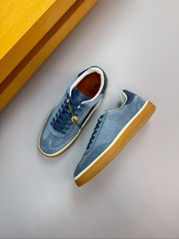 GIÀY THỂ THAO NAM LP PHOM TENNIS TỐI GIẢN DA LỘN PHỐI DA MỊN ĐẾ GUM NHẸ