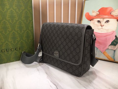 TÚI ĐEO CHÉO NAM G C OPHIDIA MEDIUM MESSENGER GG SUPREME TENDER CANVAS