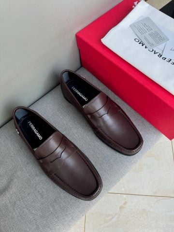 GIÀY NAM LOAFER FGM DÁNG PENNY THANH LỊCH DA BÒ MỀM MAY THỦ CÔNG ĐẾ CAO SU