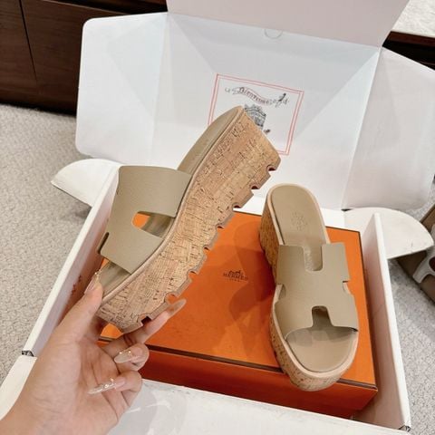 SANDAL CAO GÓT NỮ HERM ĐẾ CORK EZE 30 TÔN DÁNG THANH LỊCH