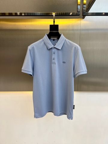 ÁO POLO NAM FGM DỆT PIQUÉ LOGO GANCINI THÊU NỔI PHOM LỊCH LÃM