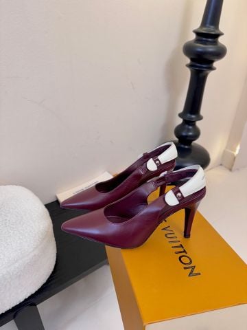 GIÀY CAO GÓT LV* LEGACY SLINGBACK MŨI NHỌN – DÂY MONOGRAM
