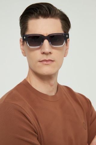 KÍNH MẮT NAM NỮ JD DÁNG VUÔNG RETRO GỌNG ACETATE VÂN LOANG