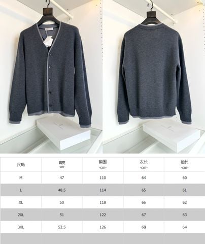 ÁO CARDIGAN NAM B C CỔ V CÀI NÚT