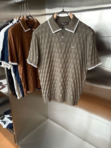 ÁO POLO NAM LP JACQUARD HỌA TIẾT TRÁM – CỔ BẺ VIỀN TINH XẢO,