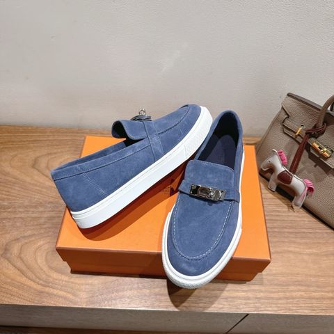 GIÀY SNEAKER NAM HERM* BOUNCING DA BÒ NHẬP KHẨU