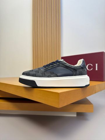 SNEAKER NAM G C PHOM ĐẾ DÀY HIỆN ĐẠI, DA BÊ NAPPA PHỐI VẢI DỆT CAO CẤP