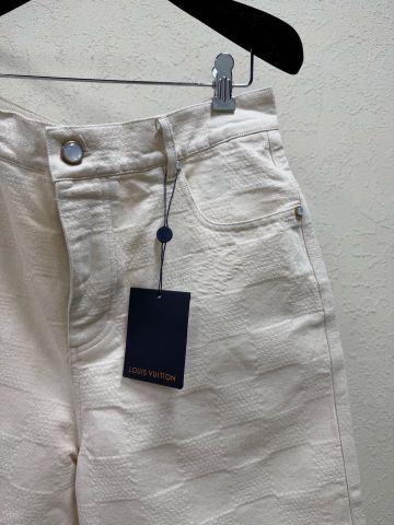 SET NAM L V DAMIER EMBOSSED DENIM CO-ORD
