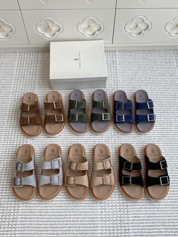 DÉP NAM NỮ BC DA LỘN 2 KHÓA BẢN LỚN PHOM BIRKEN CỔ ĐIỂN