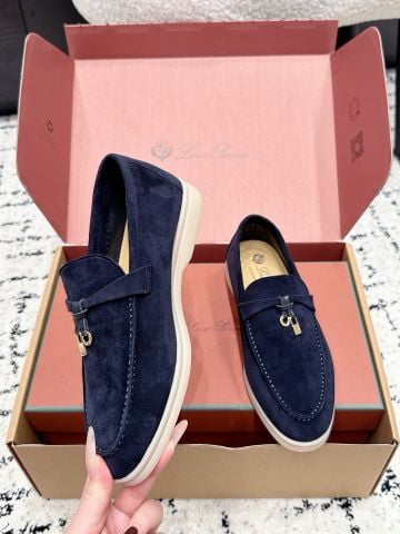 GIÀY LOAFER NAM NỮ L P SUMMER CHARMS WALK DA LỘN PHOM ĐẾ BẰNG