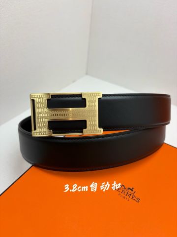THẮT LƯNG NAM H M KHÓA H TỰ ĐỘNG 3,8CM – MẶT THÉP 316 SẮC VÀNG