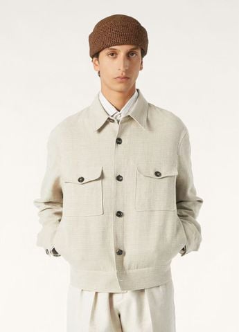 ÁO KHOÁC NAM Lorro* Piana*  LINEN CAO CẤP