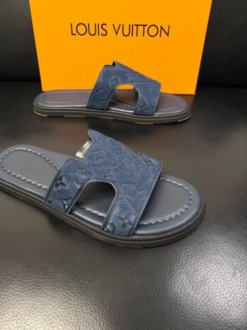 DÉP NAM LV WATERFRONT MULE QUAI H MONOGRAM DẬP NỔI,