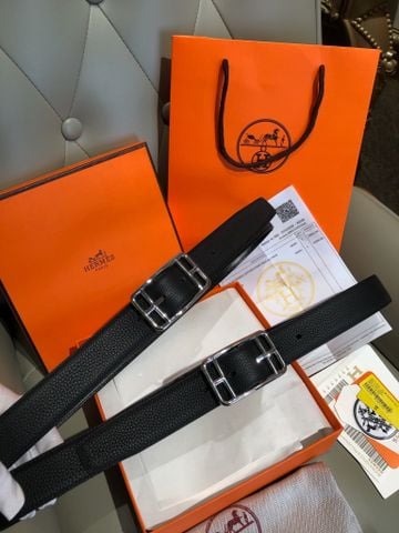 THẮT LƯNG NAM H M KHÓA H ICONIC – BẢN 3.2CM, ĐẢO 2 MẶT LINH HOẠT