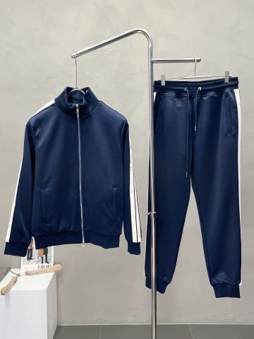BỘ THỂ THAO NAM MONC* ZIP NAVY – SỌC TƯƠNG PHẢN,